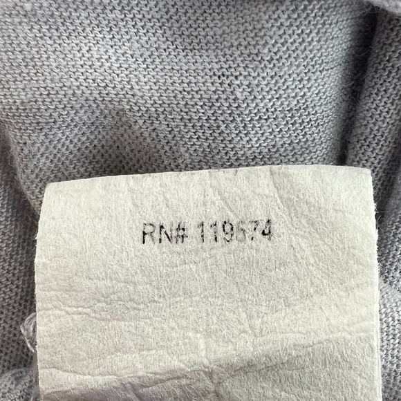 ANTHROPOLOGIE TEE PARTY LIGHT GRAY RUFFLED ELASTIC NECK LOOSE FIT TANK TOP - Picture 12 of 14